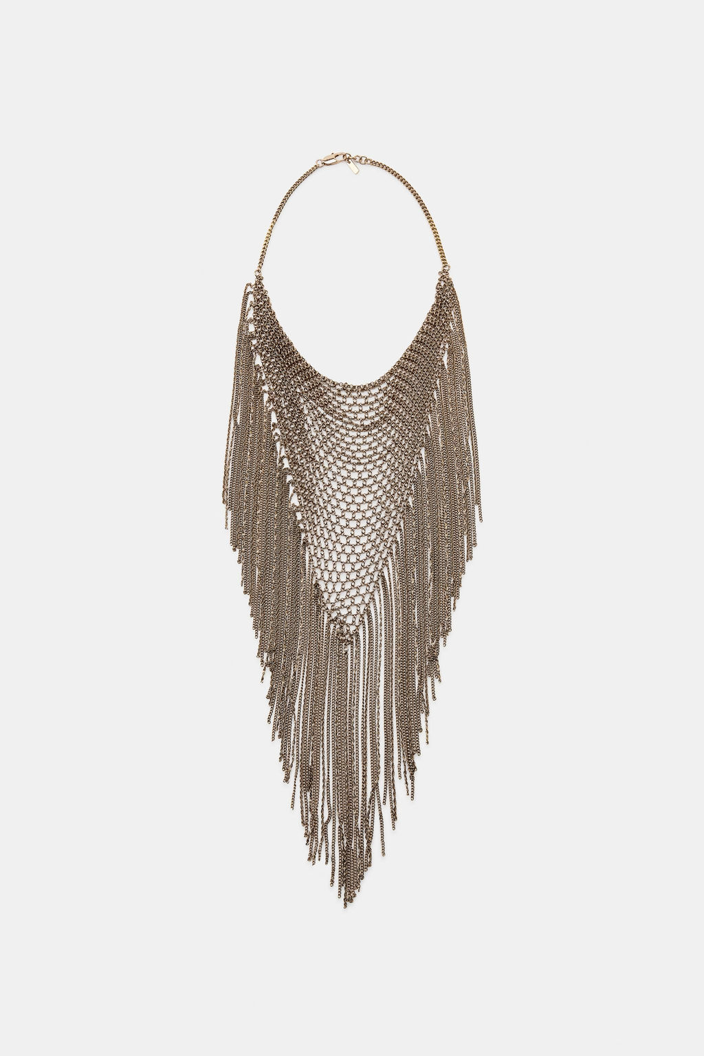 FRINGED BIB NECKLACE - Zara фото 3