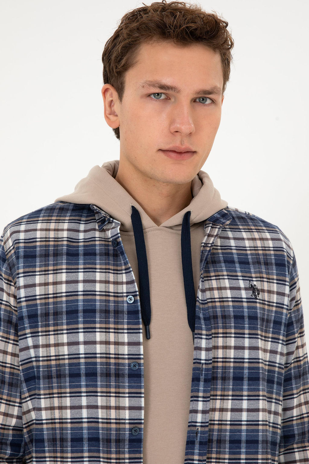 Erkek A__k Lacivert Uzun Kollu G_mlek - U.s. polo assn фото 2