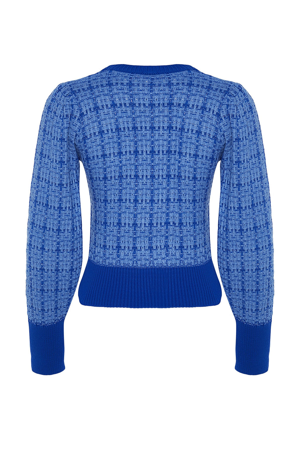 Gul Kurusu Simli Tuvit Gorunumlu Triko Kazak TWOAW21KZ0032 - Trendyolmilla фото 16