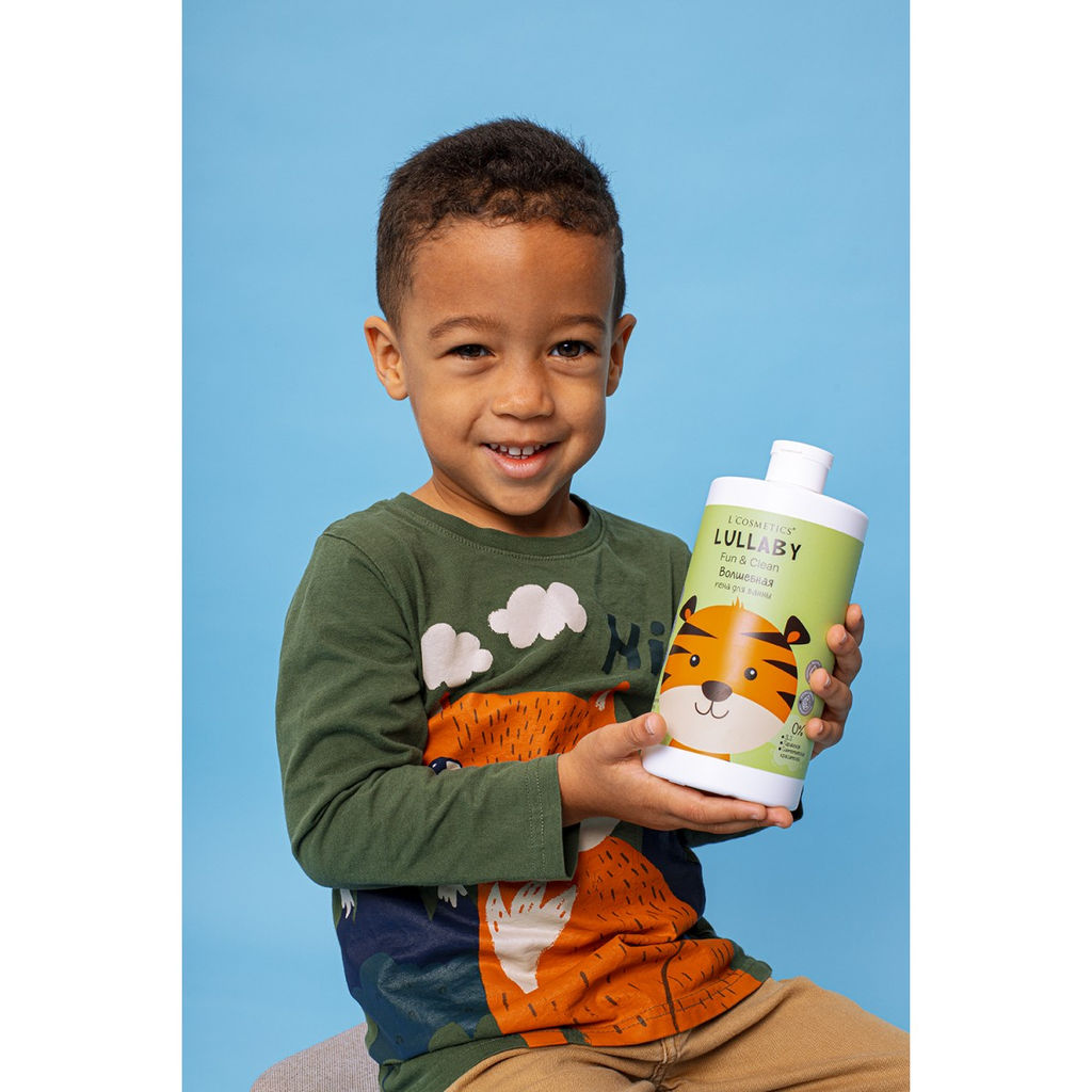 Детская пена для купания серии LULLABY с экстрактом спелых фруктов 750 мл. Не содержит: SLS, парабенов, силиконов, синтетических красителей. - L'cosmetics фото 4