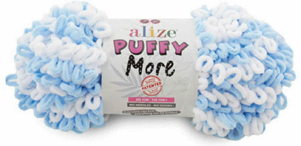 Пуффи Морэ (Puffi More) пряжа Alize 100%микрополиэстер 2х150г/11.5м