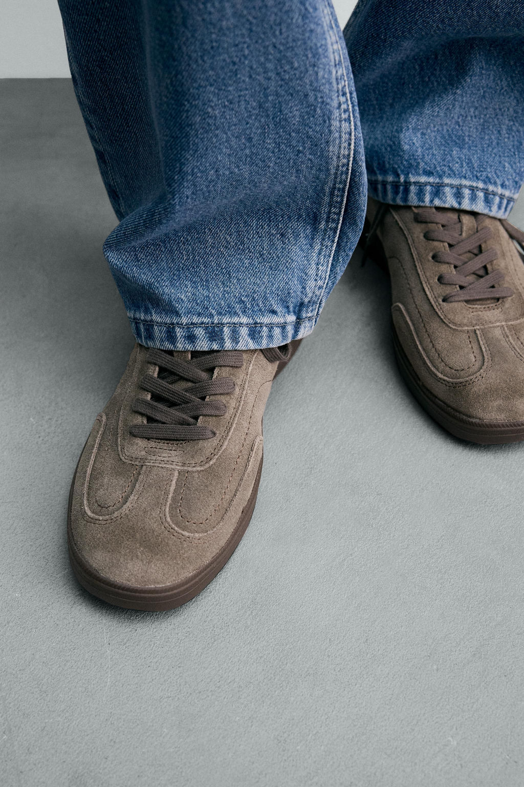 ZAPATILLA PIEL / Gris - Zara фото 3