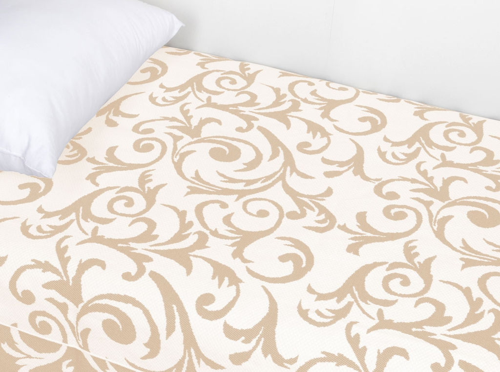 8с11.110ж1 Адажио (ДТЭ лен) Покрывало декор.206х160см