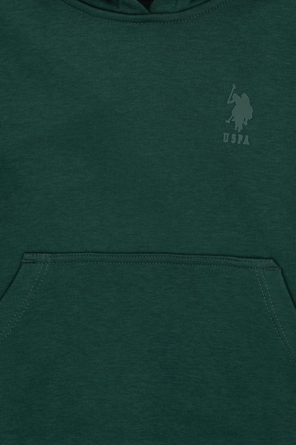 Erkek _ocuk Koyu Ye_il Kap__onlu Basic Sweatshirt - U.s. polo assn фото 3