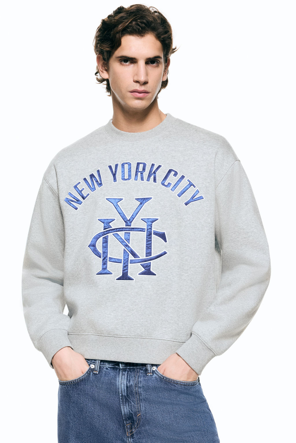 Sudadera estampada Loose Fit - H&m фото 4
