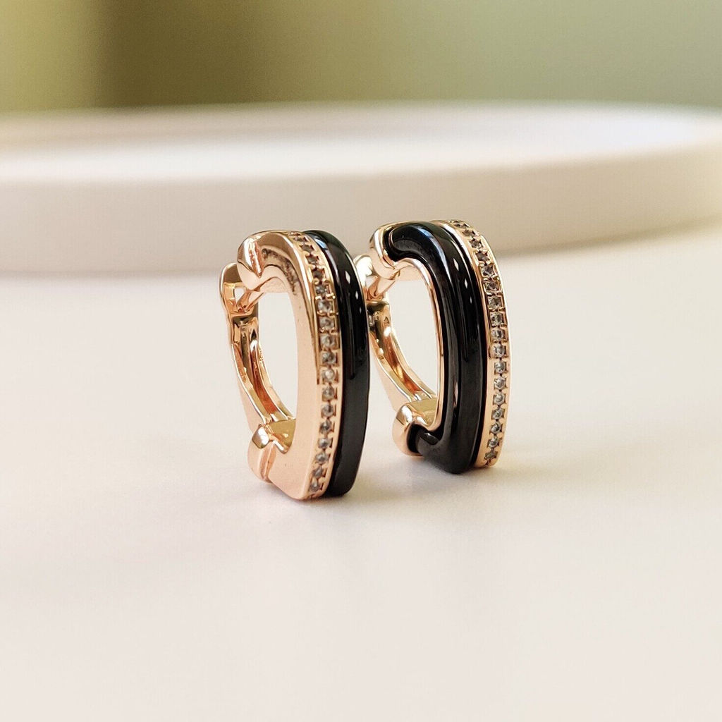 Серьги с керамикой