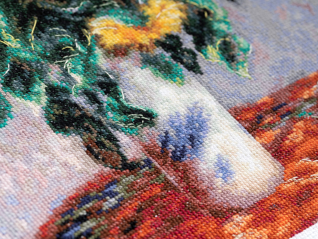 Набор для вышивания PANNA Золотая серия MET-7357 Букет подсолнухов 29 х 36 см