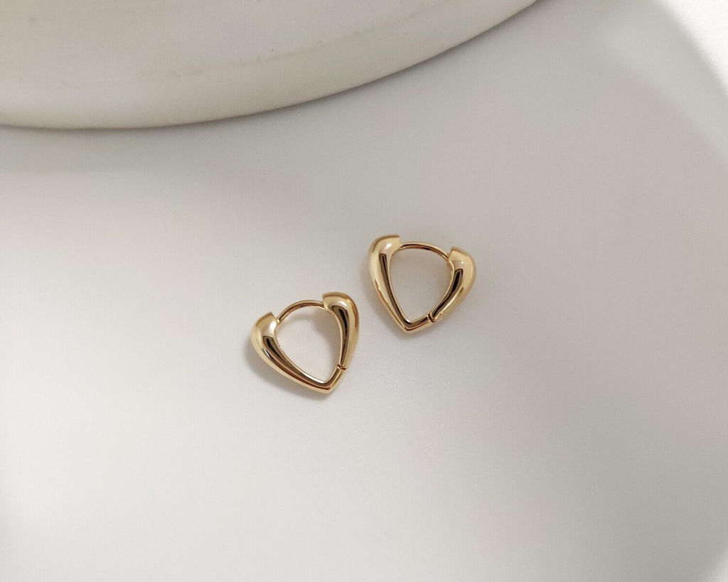 Серьги Сердечки