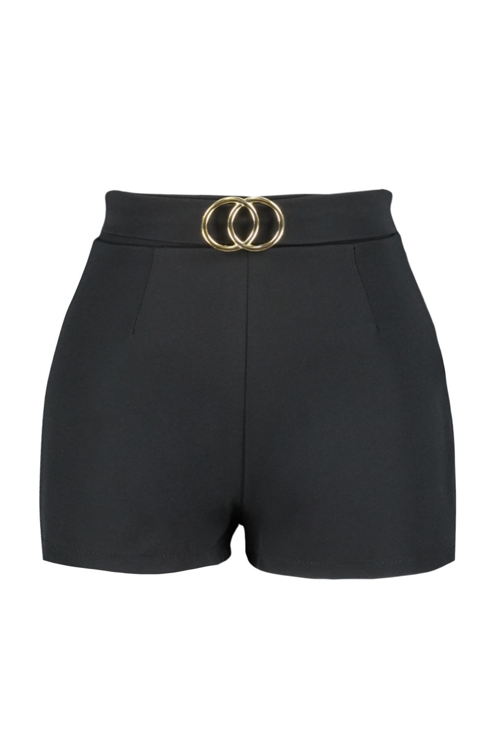 Siyah Kemerli Super Mini Dokuma Sort TWOAW21SR0078 - Trendyolmilla фото 7