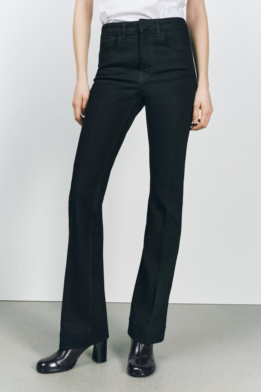 ZW COLLECTION BOOTCUT MID-WAIST JEANS - Zara фото 10