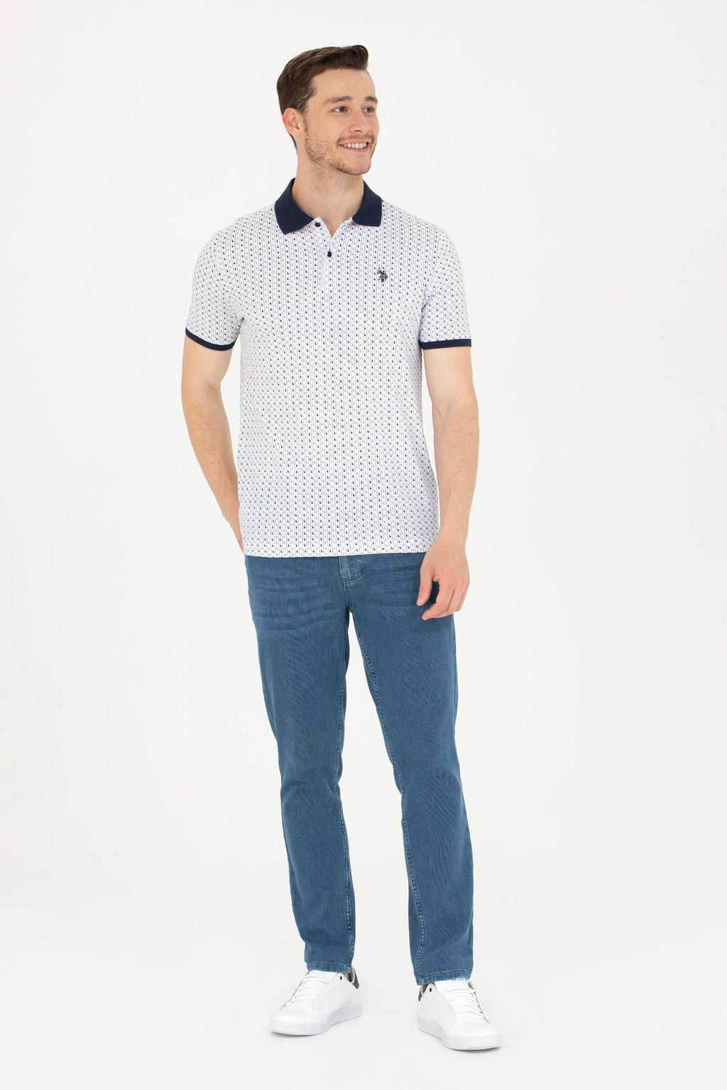 Erkek Lacivert Polo Yaka Ti__rt