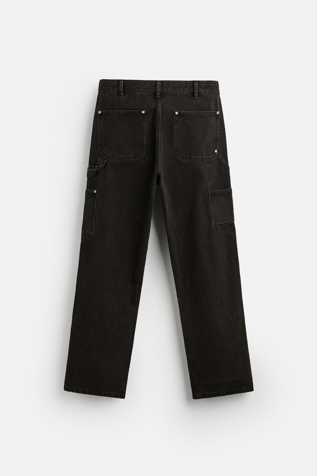 CARPENTER POCKET JEANS - Zara фото 7