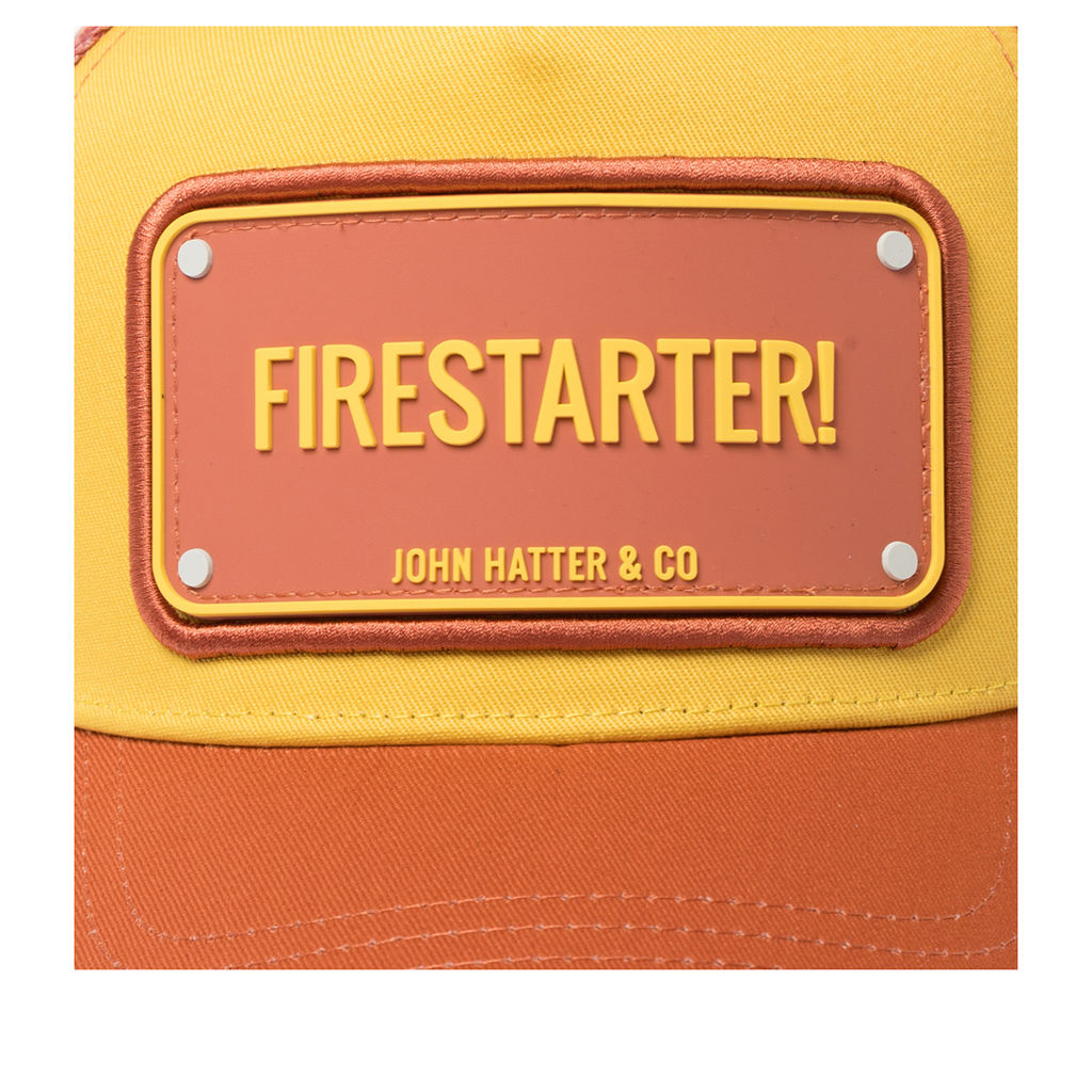 Бейсболка JOHN HATTER арт. R-1162-U00 Firestarter! (желтый / оранжевый)  фото 4