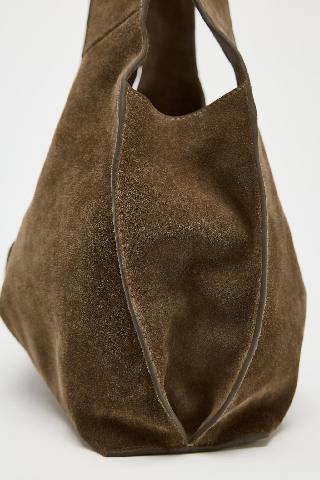 SPLIT SUEDE SHOULDER BAG - Zara фото 6