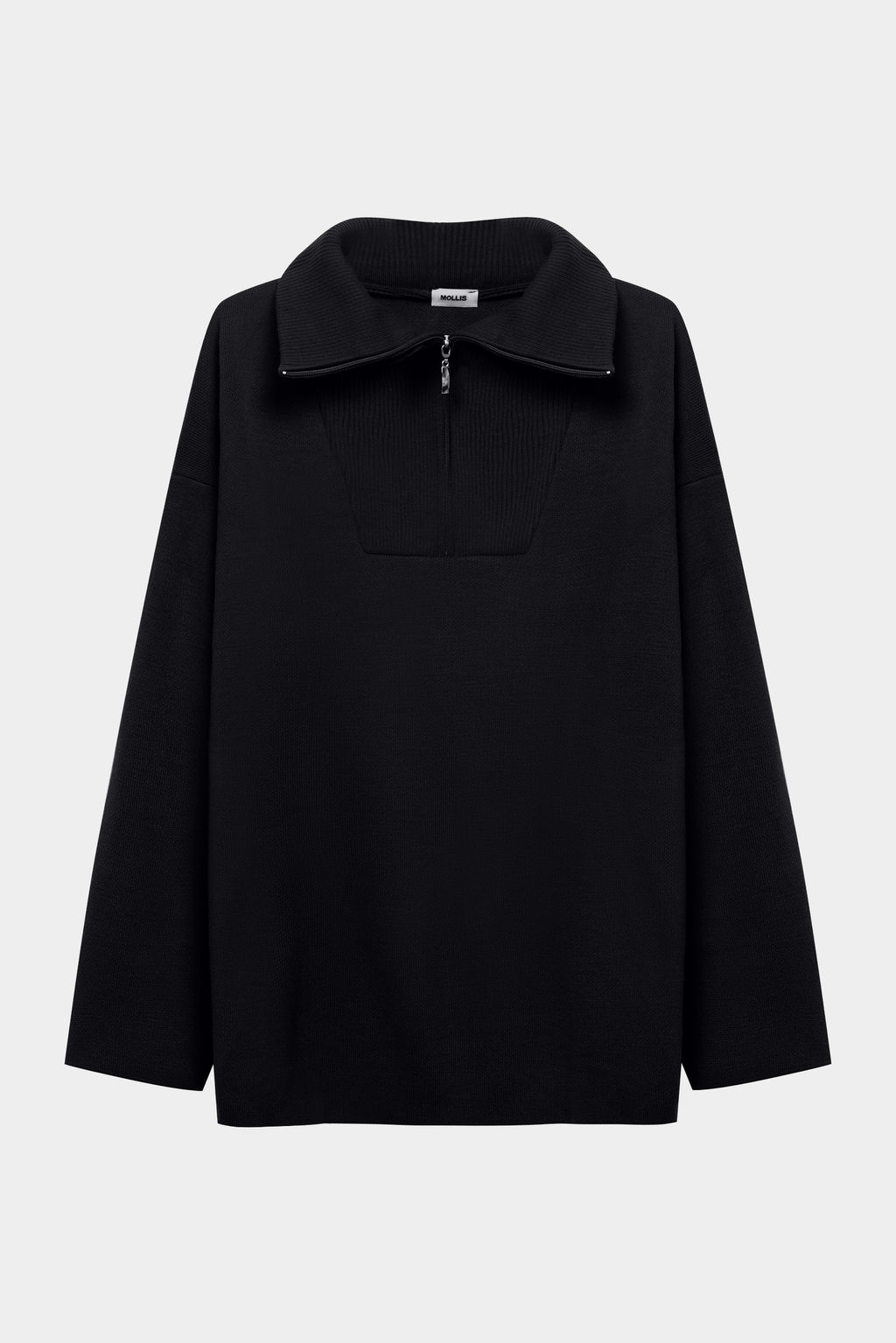 Свитер с воротником стойка и замком - Mollis фото 5