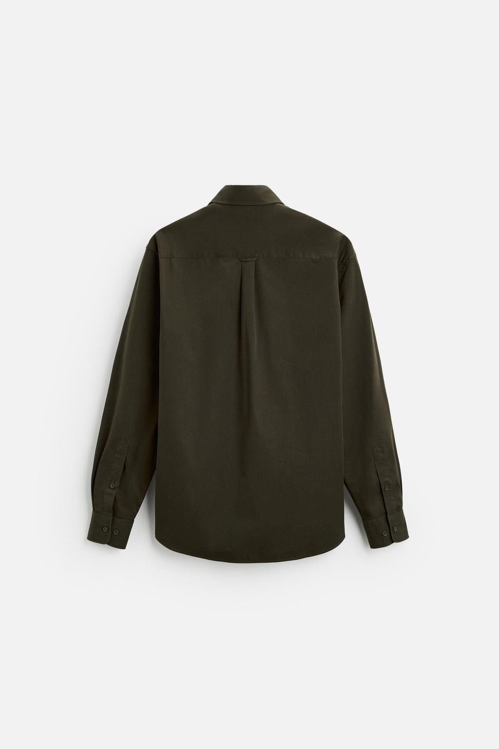 LYOCELL - COTTON SHIRT - Zara фото 7