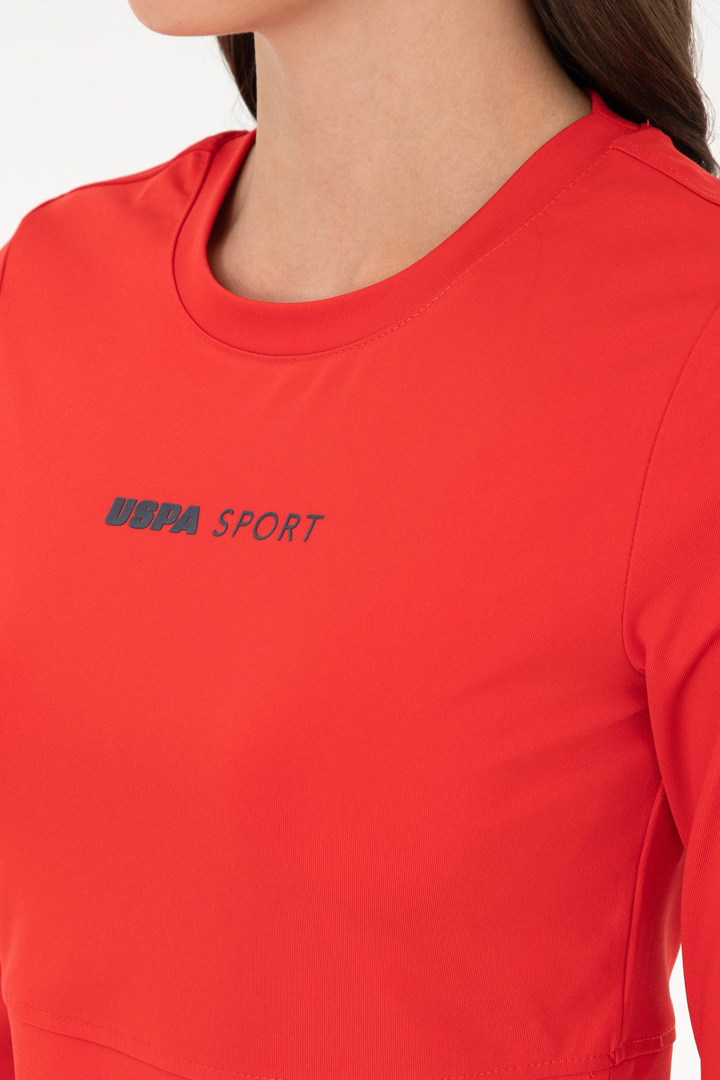 Женский красный свитшот - U.s. polo assn фото 7