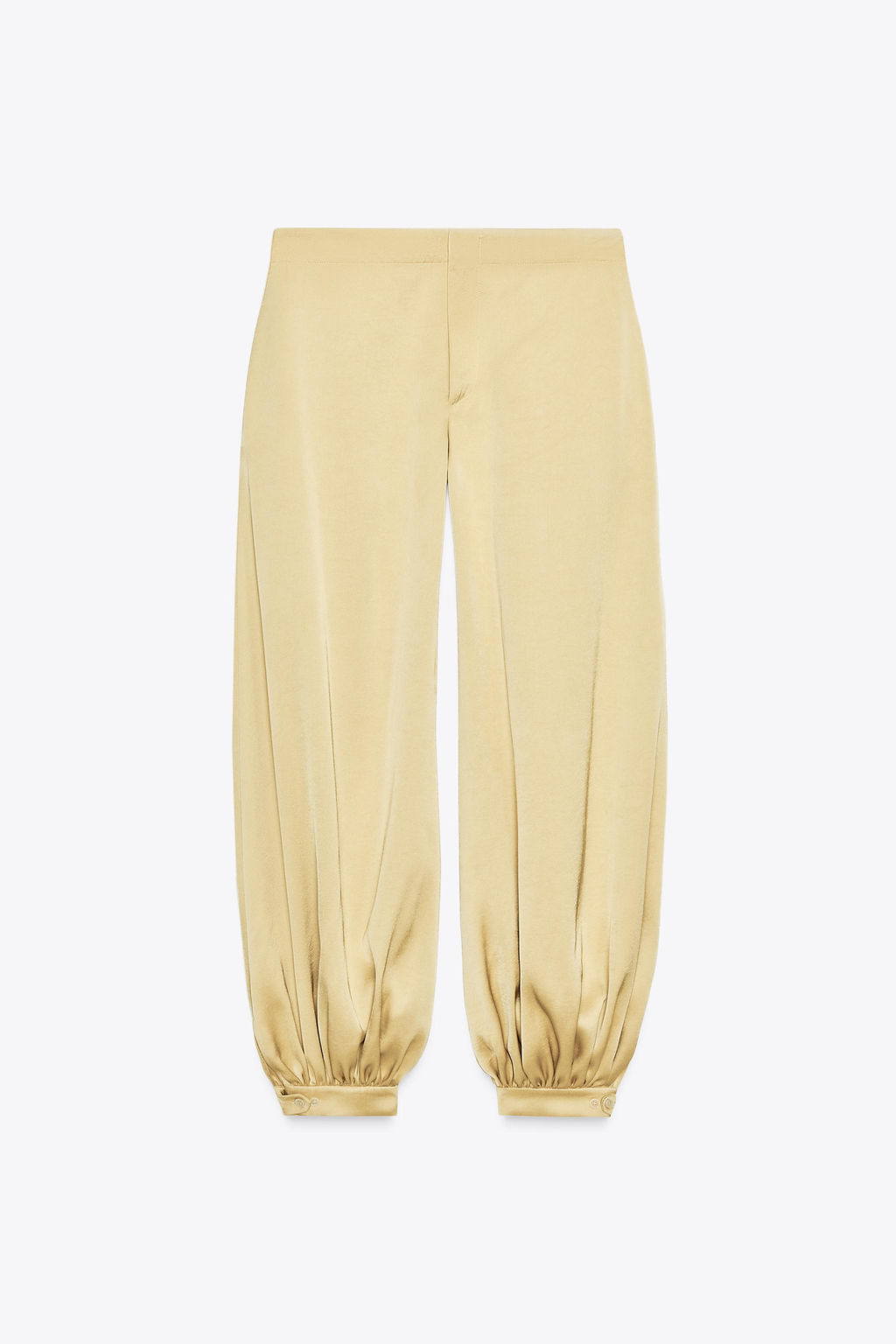 ZW COLLECTION SATIN BALLOON TROUSERS - Zara фото 6