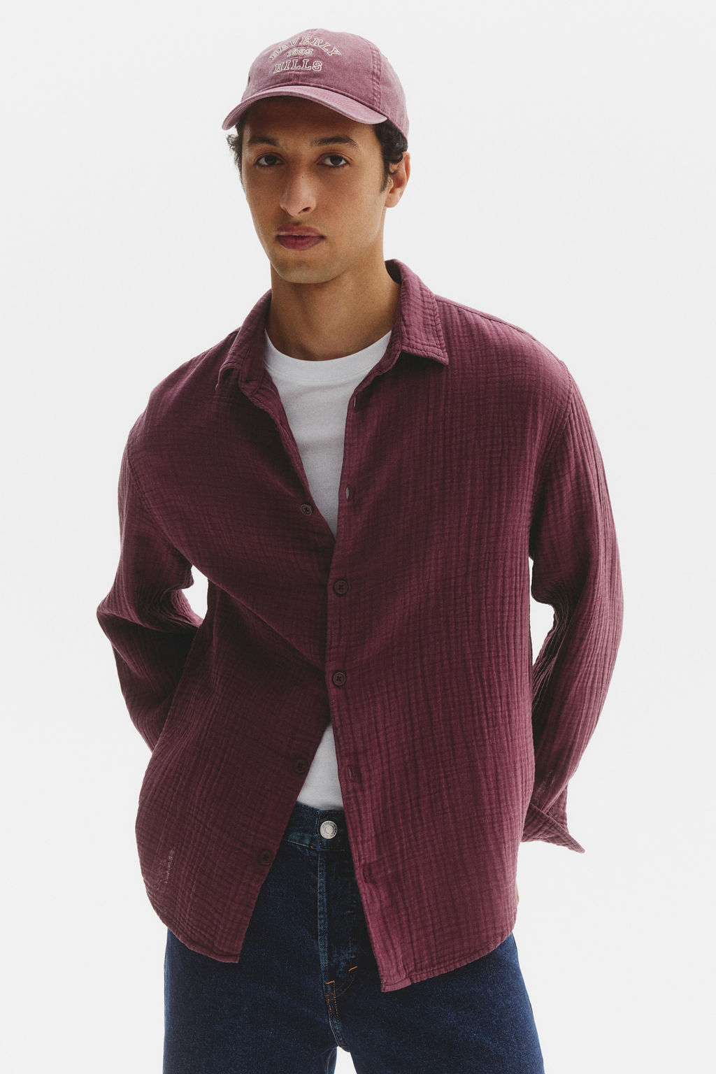 Camisa en muselina de algod?n Regular Fit - H&m фото 3
