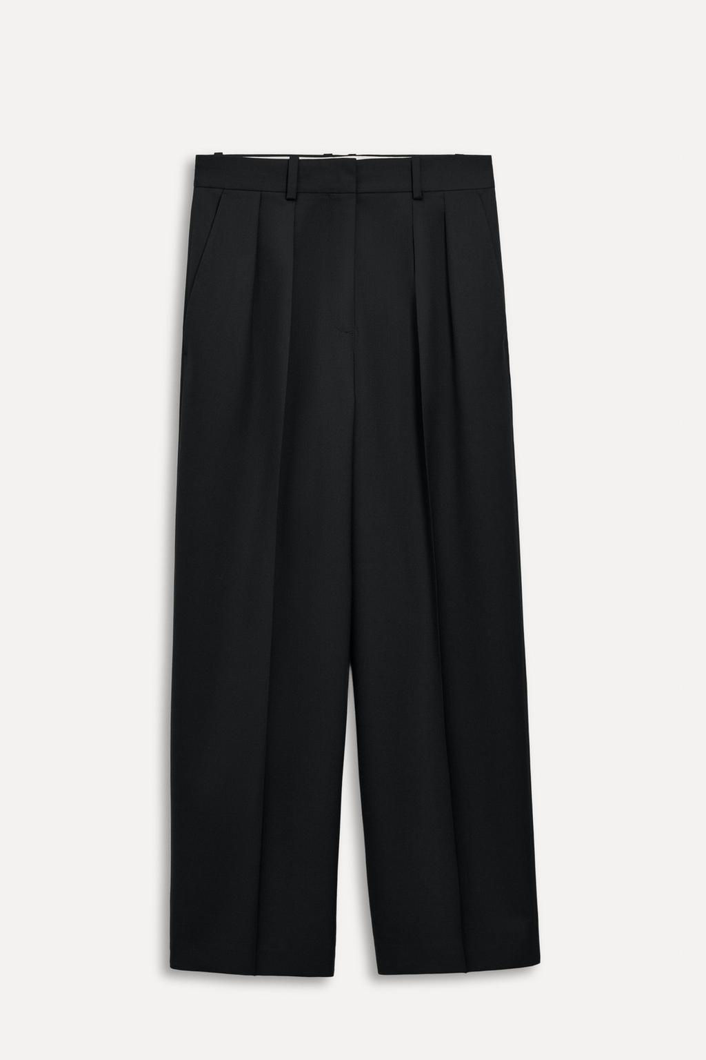 WOOL BLEND TROUSERS WITH DARTS 50TH ANNIVERSARY - Zara фото 3