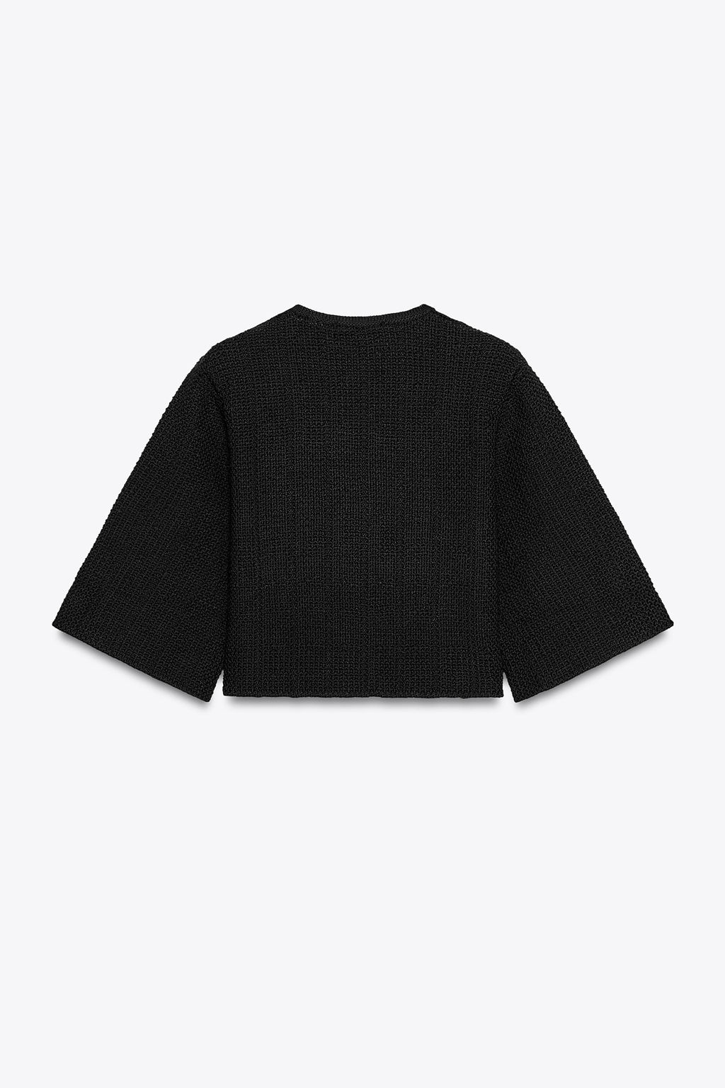 TEXTURED KNIT CARDIGAN WITH BUTTON - Zara фото 5