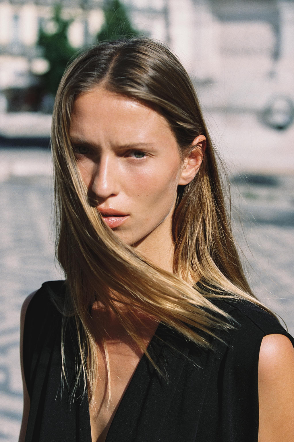 MIDI DRESS WITH CONTRAST BELT - Zara фото 6