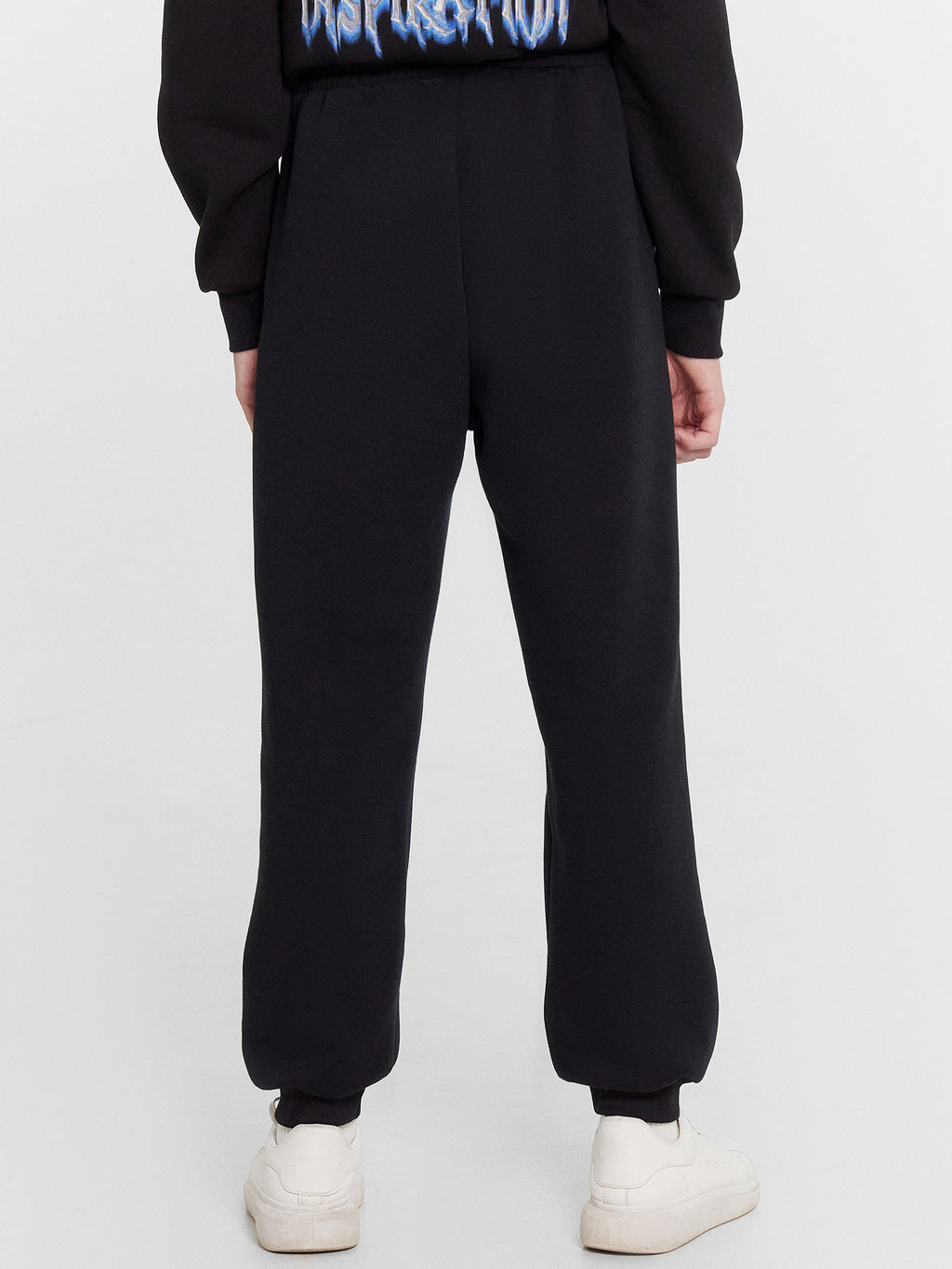 Брюки для мальчиков черные с принтом - Mark formelle фото 3