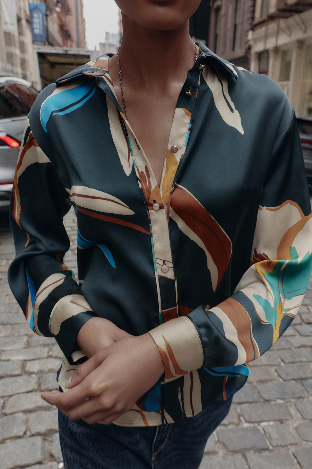 FLOWING PRINTED SHIRT