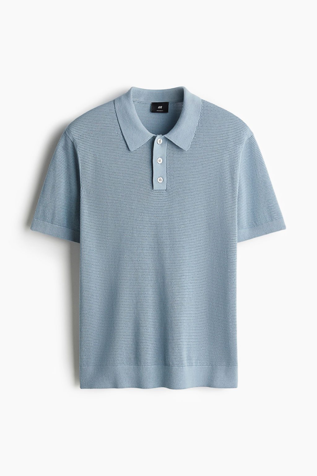 Polo en punto calado Regular Fit - H&m фото 2