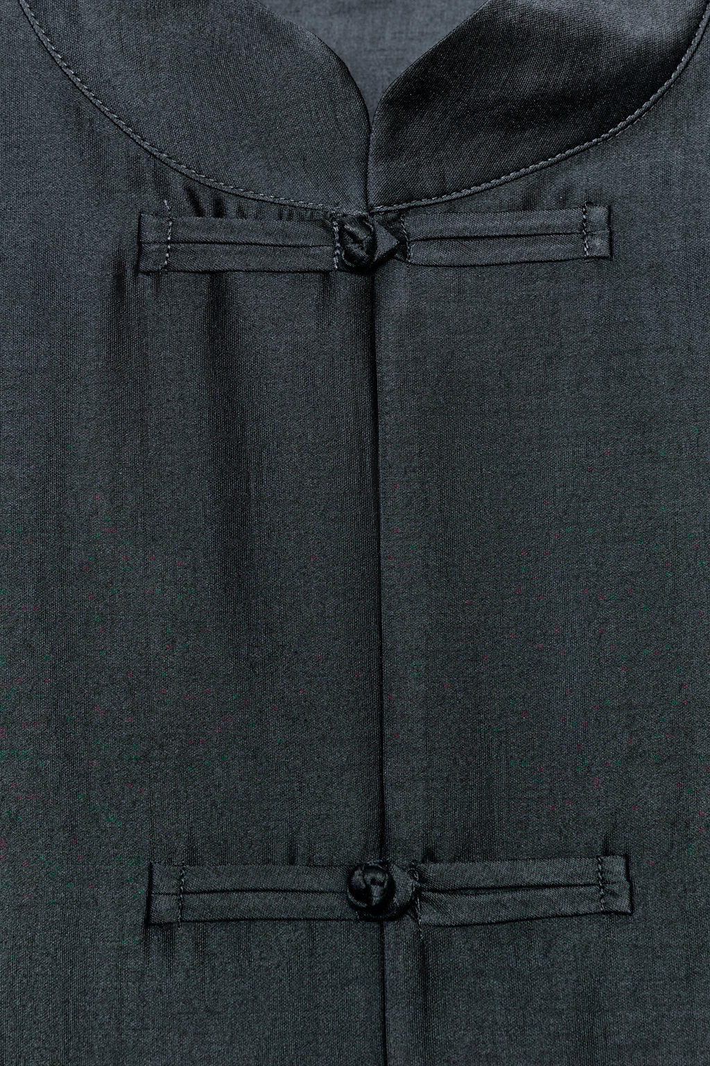 CAMISA SATINADA ALAMARES ZW COLLECTION / Marino