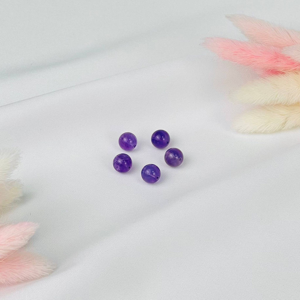 Бусины для украшений из Аметиста (5 шт)