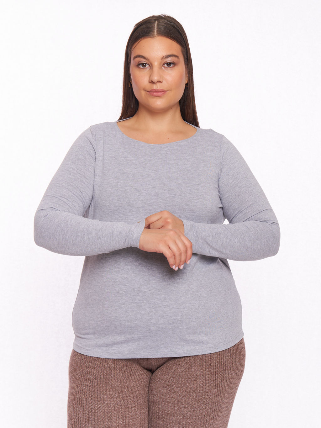 Лонгслив оверсайз BL17002MEL23 - Артесса фото 4