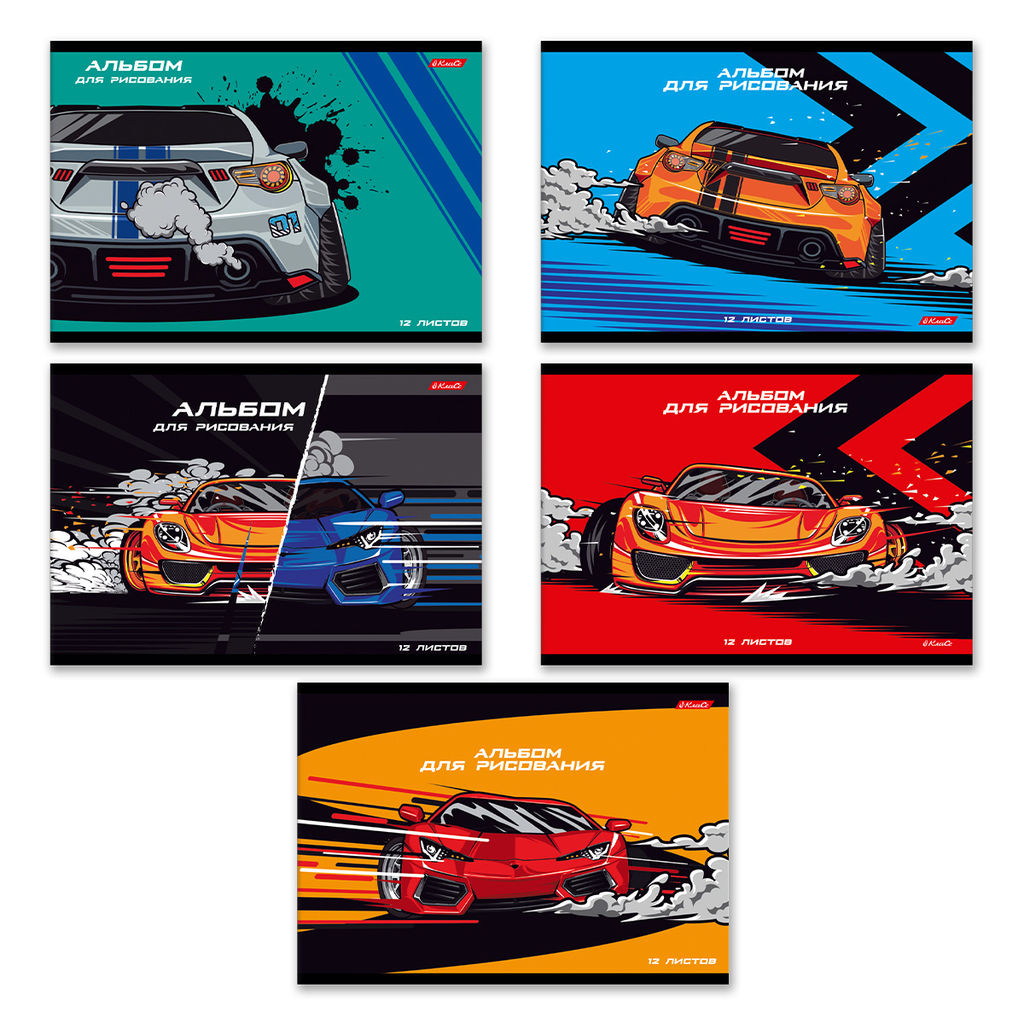 Светоч 12АЛСК4_1_3_9 Альбом для рисования 100 г/м2 A4 29 х 20.5 см на скобе 12 л. 10 шт. 000644 Весёлые картинки  фото 19