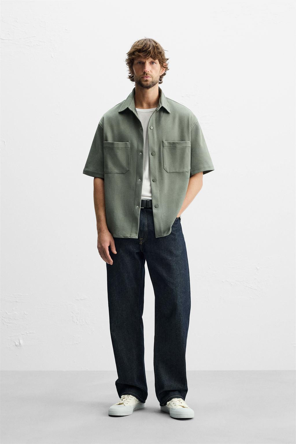 TEXTURED COMFORT OVERSHIRT - Zara фото 27