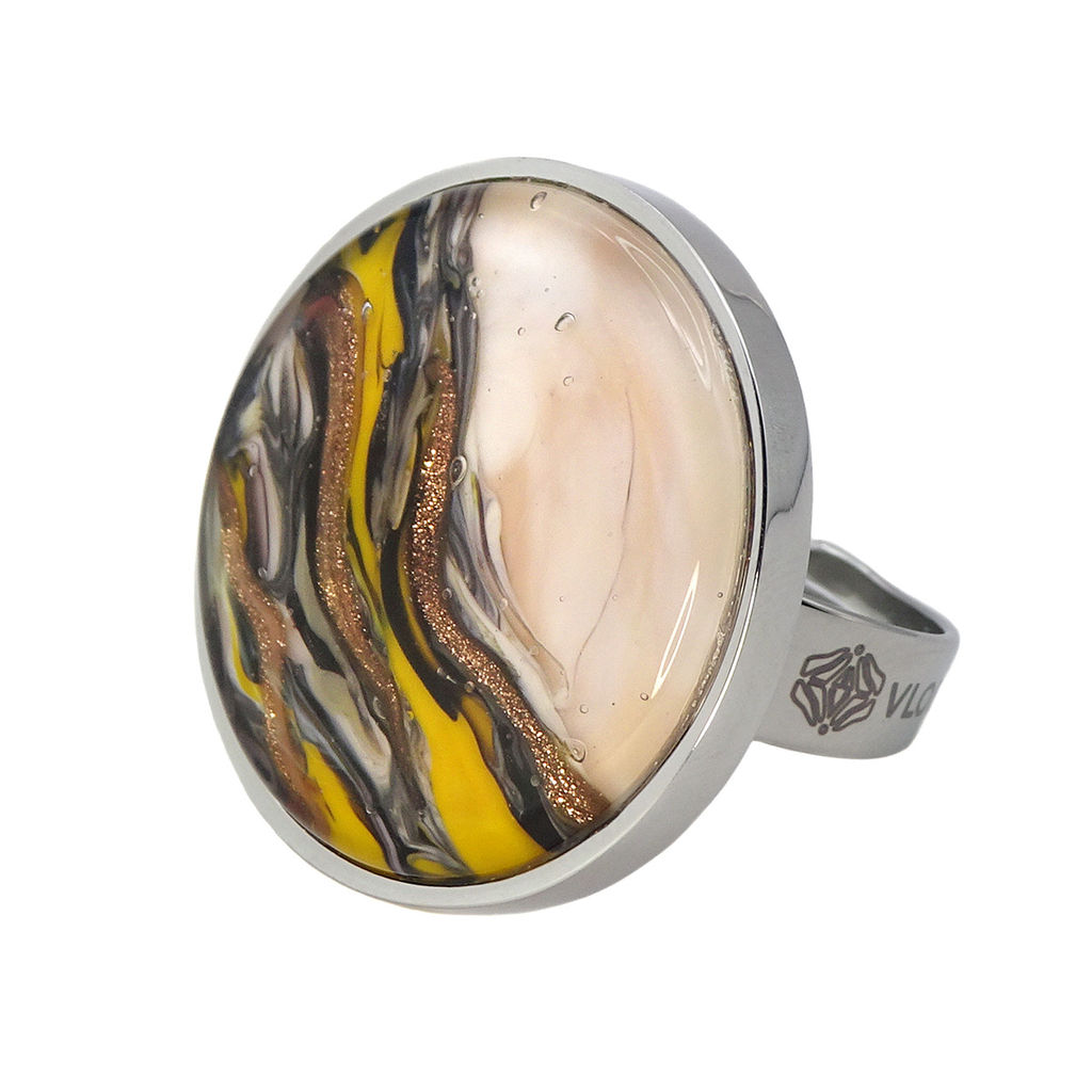 Кольцо из муранского стекла IVORY COAST KO4619