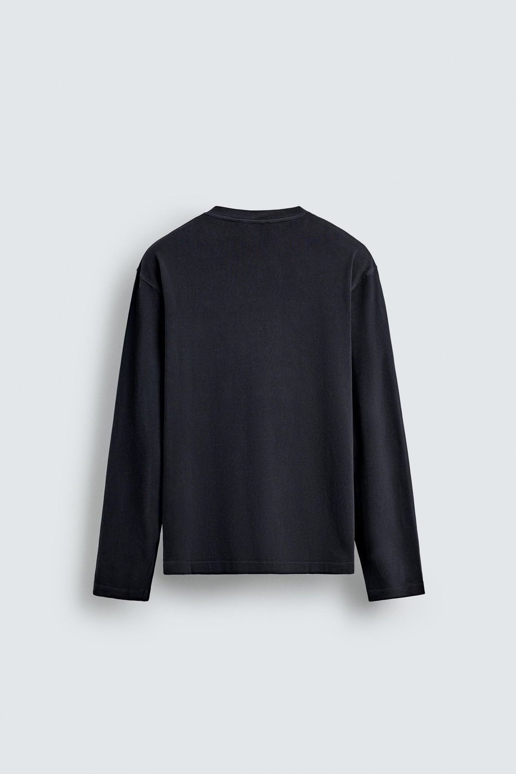 CAMISETA MANGA LARGA BOLSILLO AARON LEVINE X ZARA / Marino фото 8