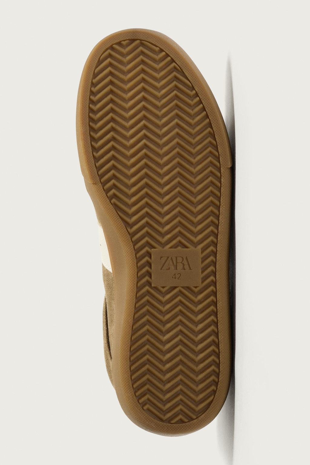 ZAPATILLA ESTILO RETRO / Marr?n Arena - Zara фото 4