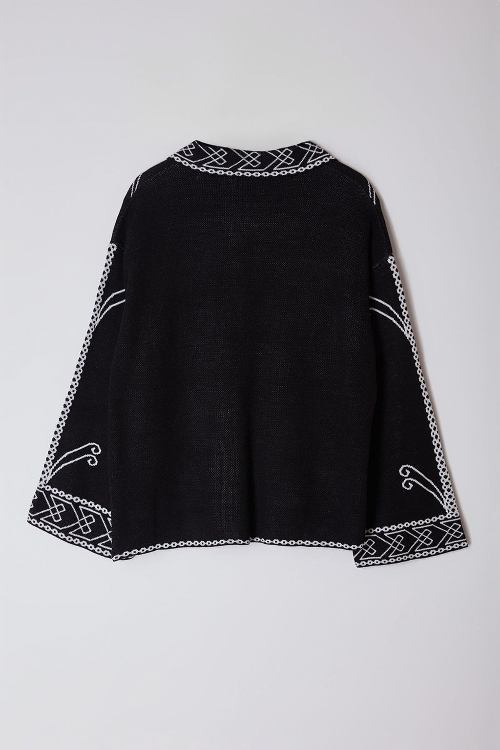 Trendyolmilla Siyah Etnik Desenli Triko H?rka TWOAW25HI00214 фото 7