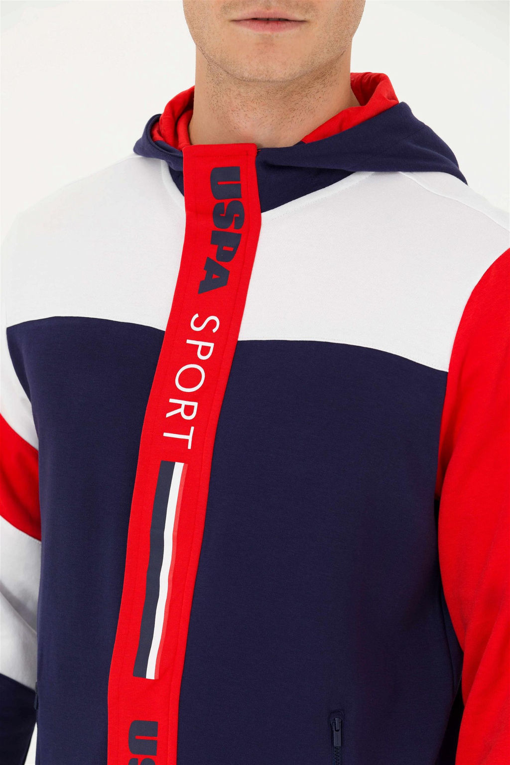 Мужской темно-синий вязаный кардиган Неожиданная скидка в корзине - U.s. polo assn фото 7