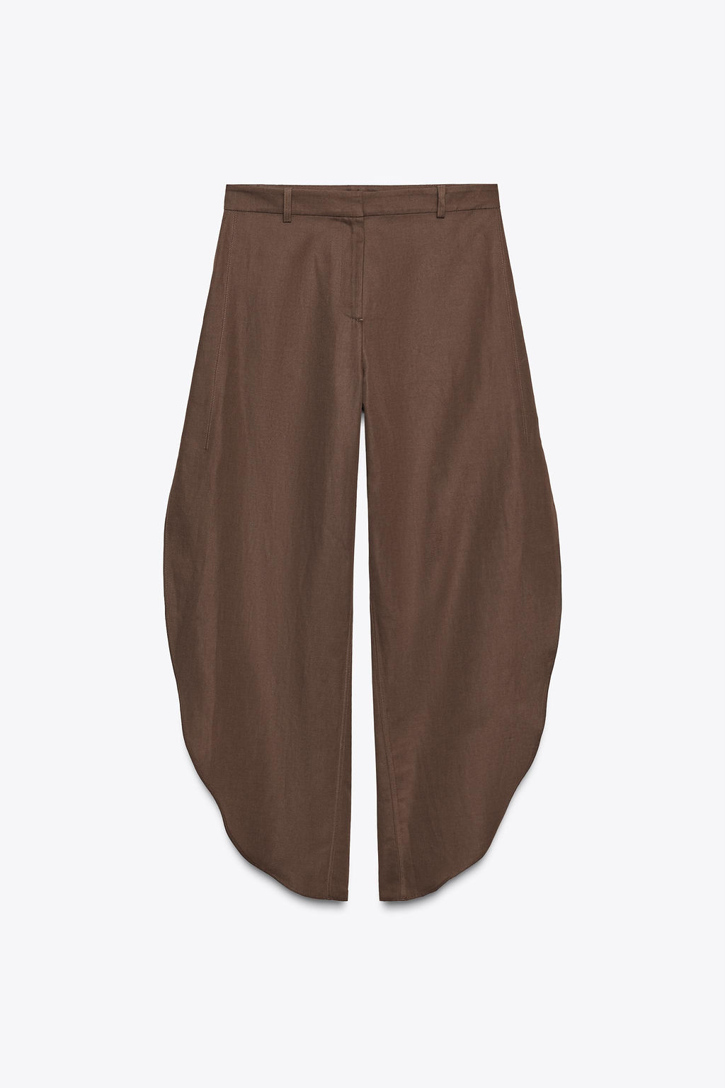 ZW COLLECTION WIDE-LEG TROUSERS WITH VENTS