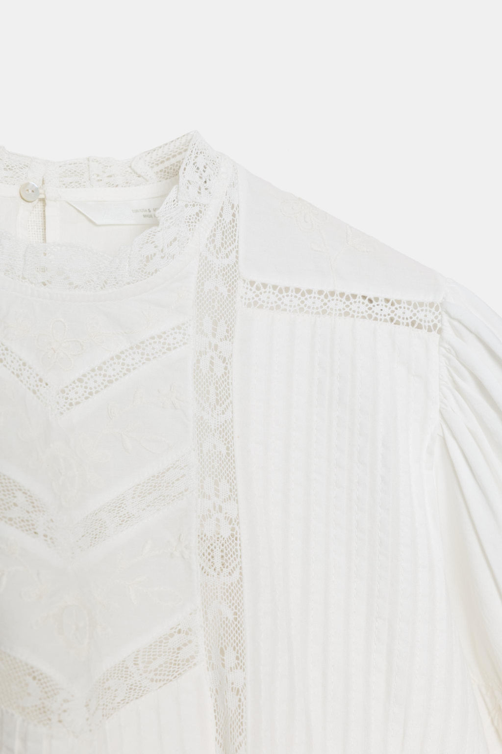ZW COLLECTION LACE BLOUSE - Zara фото 14