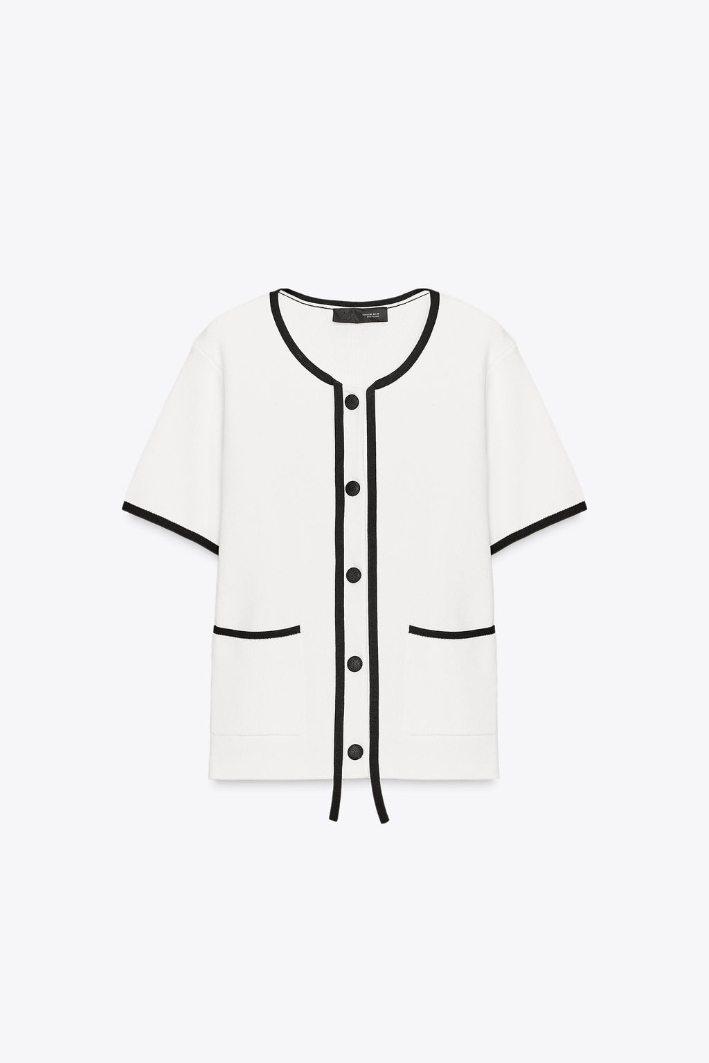 CARDIGAN WITH CONTRAST TRIMS - Zara фото 7