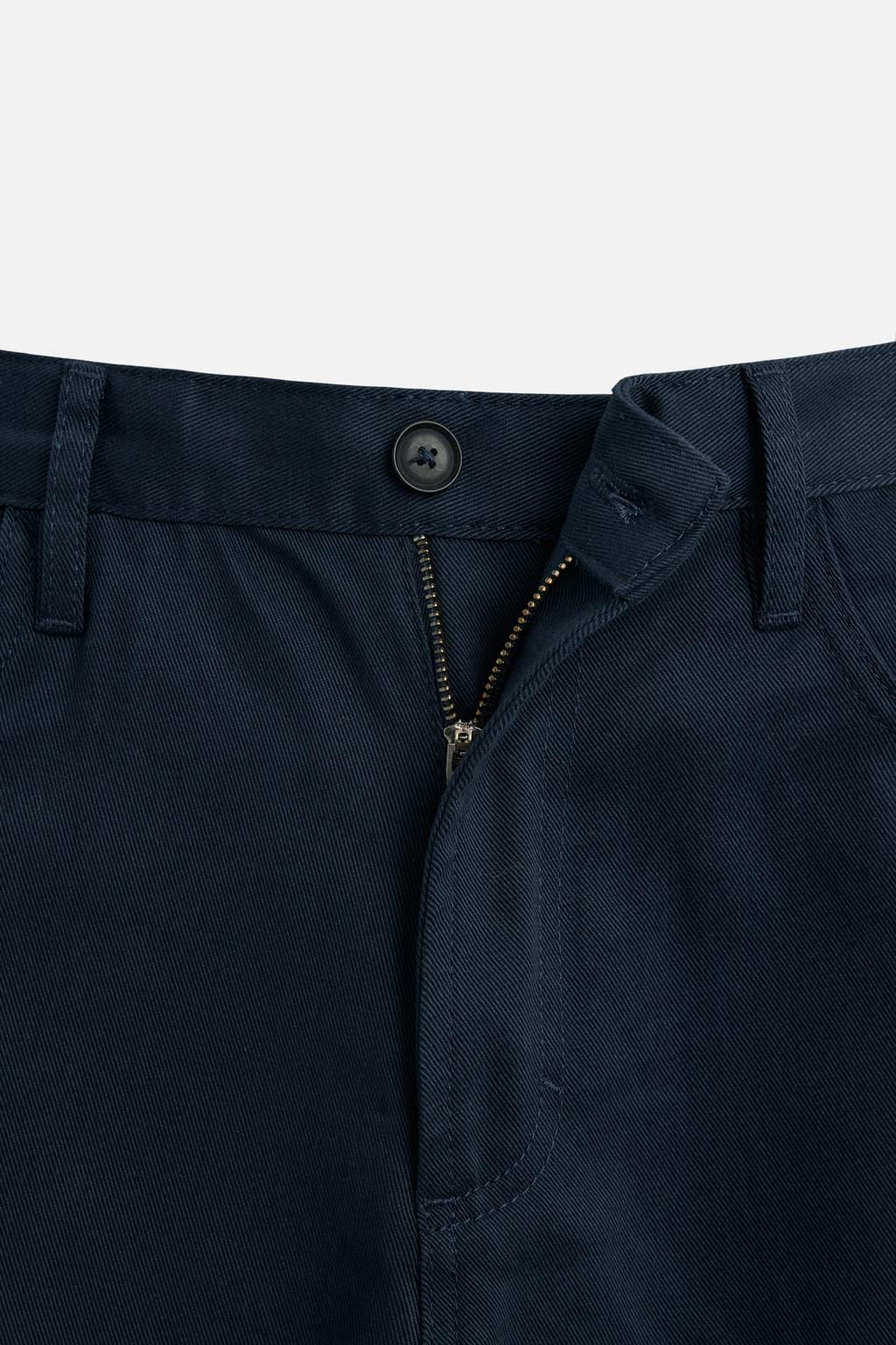 COTTON - LYOCELL TROUSERS - Zara фото 9