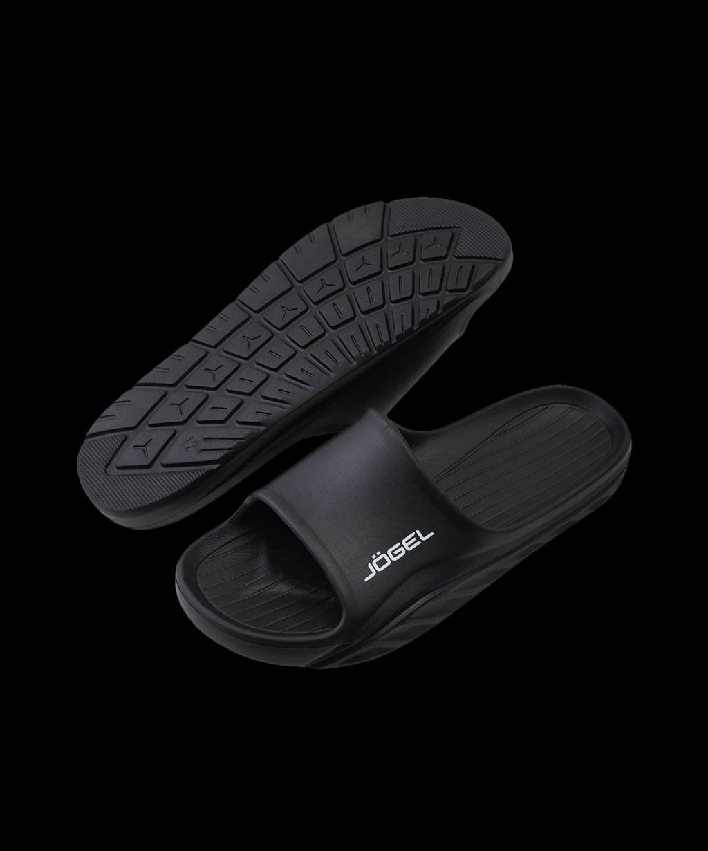 Сланцы JOGEL Shower Slides, мужской, черный  фото 4