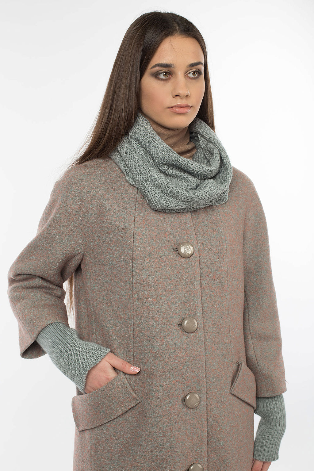 Пальто женское демисезонное - El podio фото 7