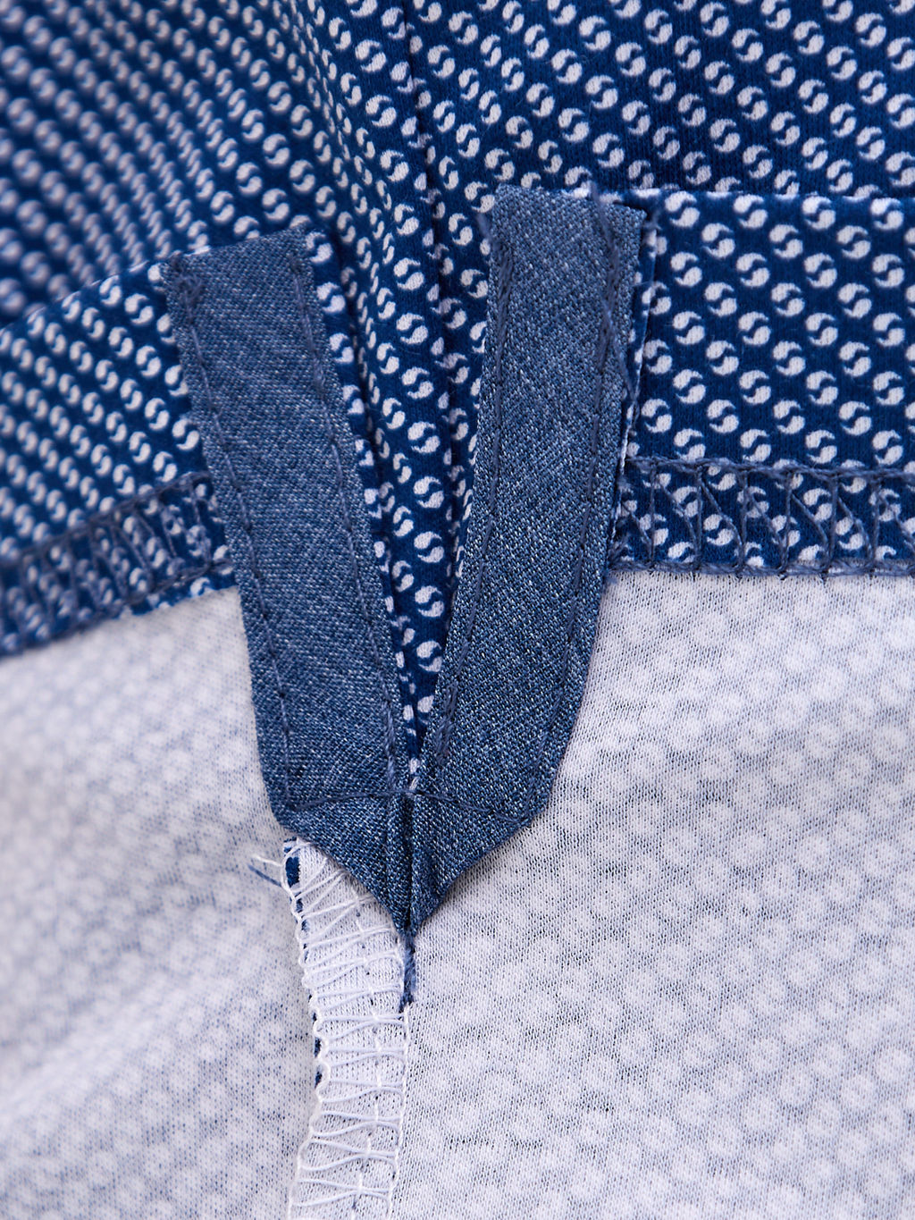 Джемпер мужской с воротником поло короткий рукав GREG G144-TD124T-LT4617 (синий)  фото 6