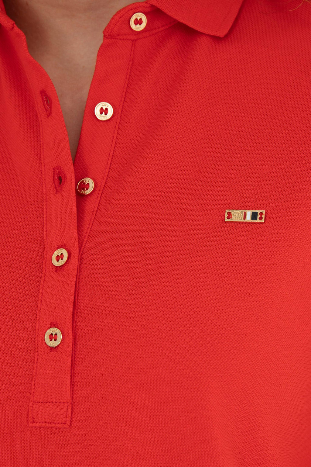 Женское красное трикотажное платье - U.s. polo assn фото 21