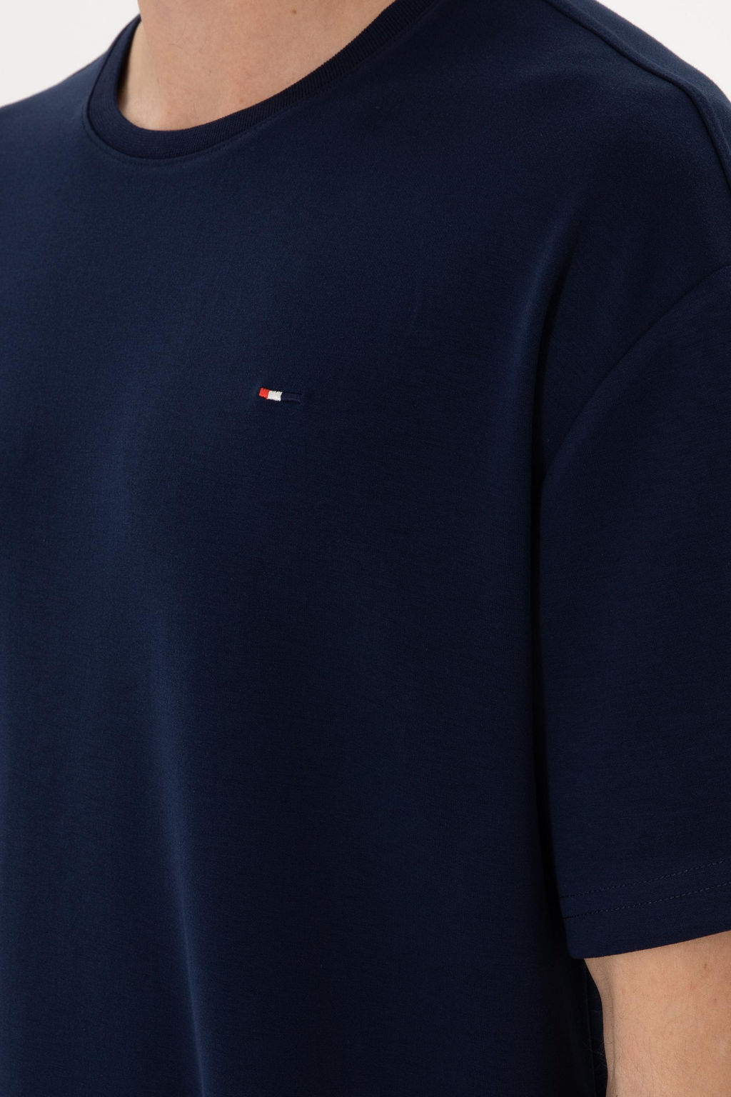 Erkek Comfort Fit Bisiklet Yaka Lacivert Ti__rt Sepette S_rpriz _ndirim - U.s. polo assn фото 7