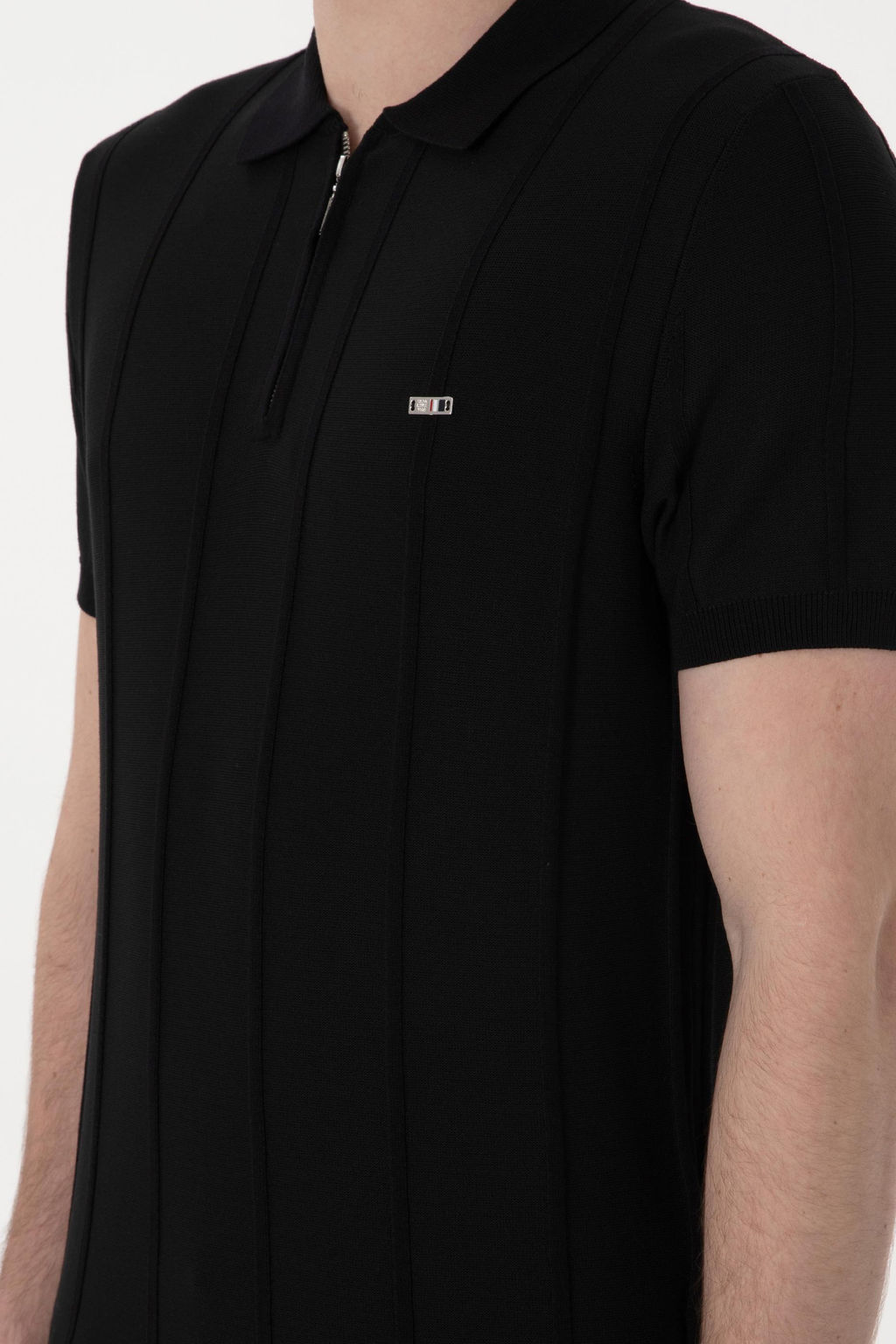 Erkek Slim Fit Polo Yaka Siyah Ti__rt - U.s. polo assn фото 7