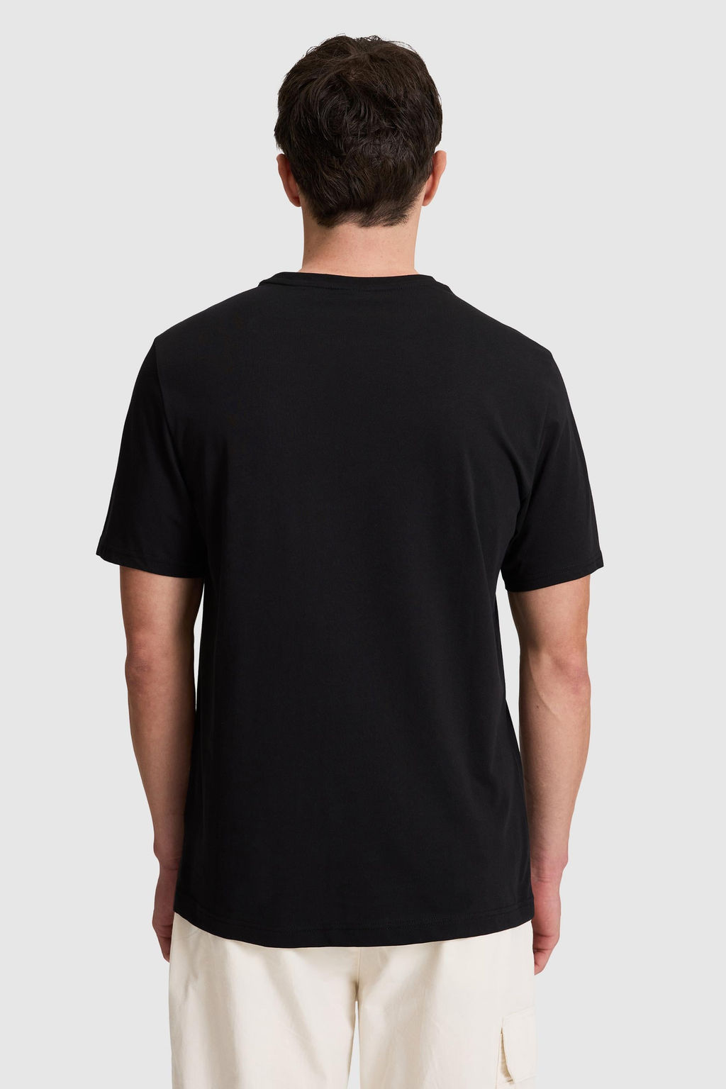 Erkek Siyah Regular Fit Polo Yaka Basic Ti__rt